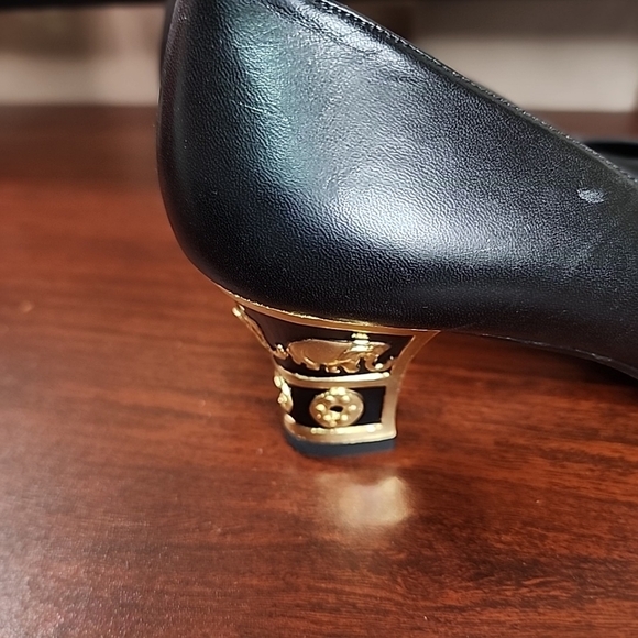 The Touch of Nina 80s Elephant Heel Pumps Sz 8 - Picture 3 of 9